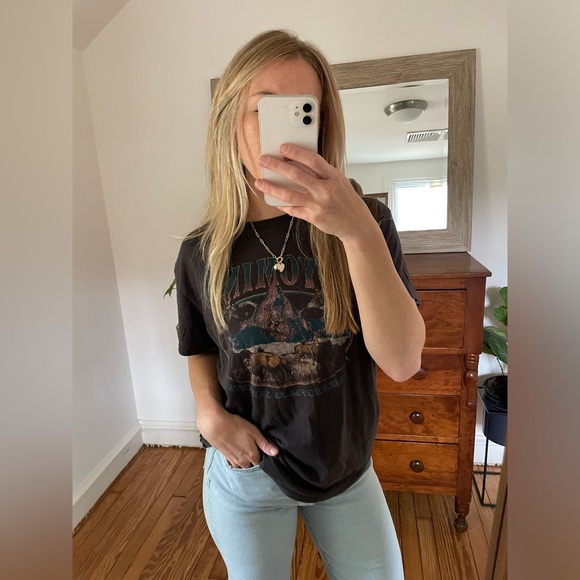 Fifth Sun (Target) Wyoming Faux Vintage Tee - Picture 1 of 3